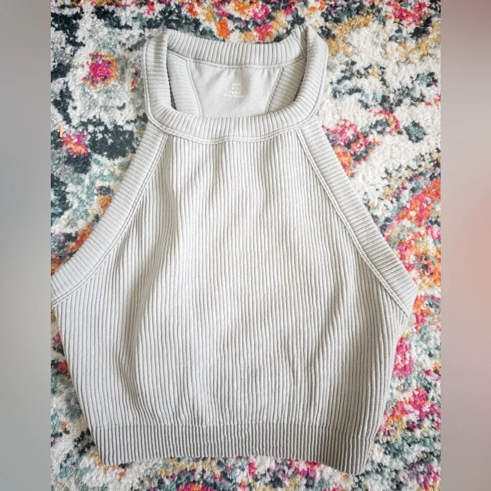 Aerie Superchill Seamless High Neck Top - Picture 10 of 11